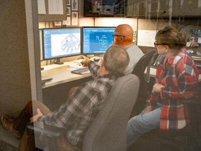 Group of engineers collaborating