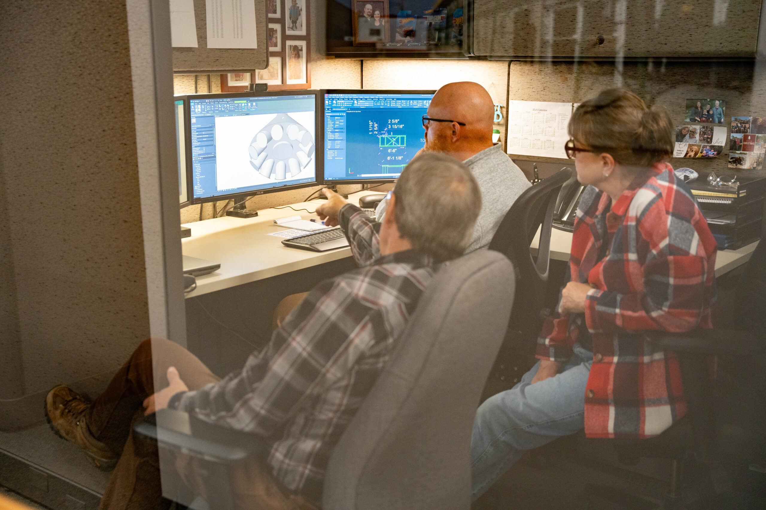 Group of engineers collaborating