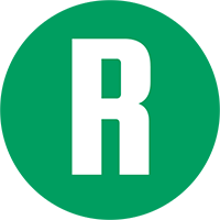 Letter icon: R.
